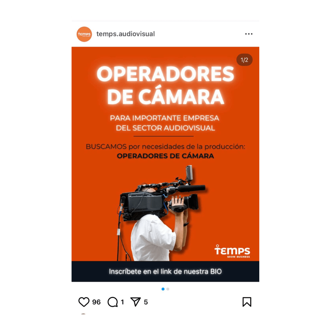 Nuevo casting en Temps